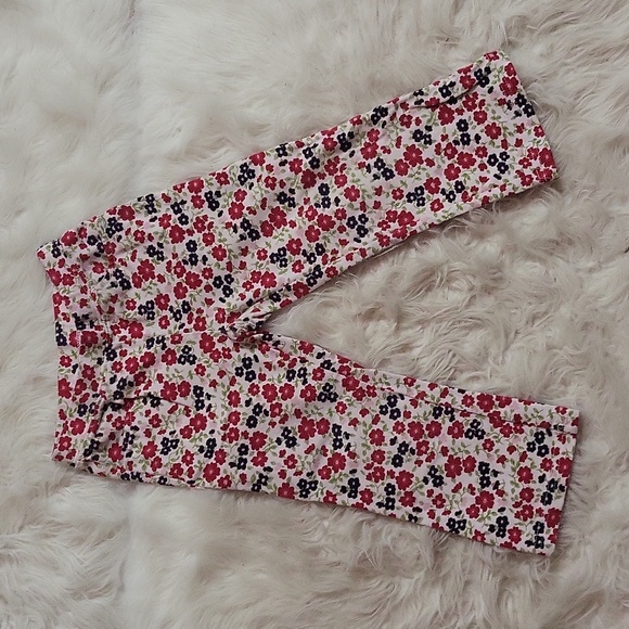 GYMBOREE Toddler girl's matching set- long sleeve shirt and flower pants size 2T - Picture 4 of 8